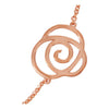 14k Rose Gold Floral-Inspired Bracelet 14k Rose Gold Floral-Inspired Bracelet
