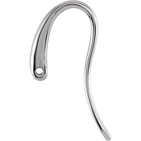 Sterling Silver French Ear Wire with Ring Sterling Silver French Ear Wire with Ring