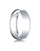 Benchmark-Platinum-6mm-Slightly-Domed-Traditional-Oval-Wedding-Band-Ring--Size-4--160PT04