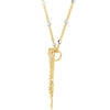 18k Yellow Gold Vermeil Serpent 17" Necklace for Temptation 18k Yellow Gold Vermeil Serpent 17" Necklace for Temptation