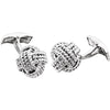 14K White Gold Knot Cuff Links 14K White Gold Knot Cuff Links