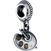 Sterling Silver 12x5mm Kera Palette Charm Sterling Silver 12x5mm Kera Palette Charm