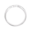 14k White Gold #5 Band for Tulipset® Ring, Size 6 14k White Gold #5 Band for Tulipset® Ring, Size 6