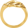 14k Yellow Gold Metal Fashion Ring, Size 6 14k Yellow Gold Metal Fashion Ring, Size 6