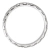 14k White Gold 5mm Patterned Band Size 7 14k White Gold 5mm Patterned Band Size 7