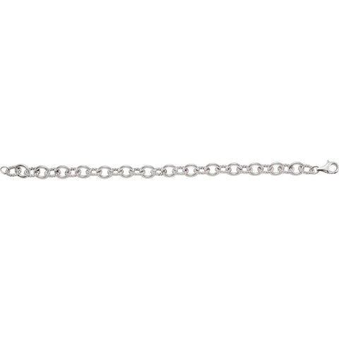 Sterling Silver Link 7.5" Chain