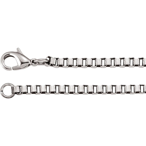 3mm Stainless Steel Box Chain 3mm Stainless Steel Box Chain