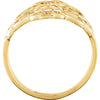14k Yellow Gold Filigree Ring, Size 6 14k Yellow Gold Filigree Ring, Size 6