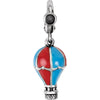 19.00x11.00 mm Hot Air Balloon Charm in Sterling Silver 19.00x11.00 mm Hot Air Balloon Charm in Sterling Silver