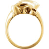 14k Yellow Gold Freeform Ring, Size 6 14k Yellow Gold Freeform Ring, Size 6