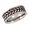 Cobalt Design Wedding Band Ring with Black PVD (Size 10 ) Cobalt Design Wedding Band Ring with Black PVD (Size 10 )