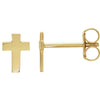 Cross Earrings in 14K Yellow Gold Cross Earrings in 14K Yellow Gold