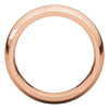 14k Rose Gold 6mm Comfort Fit Band, Size 8 14k Rose Gold 6mm Comfort Fit Band, Size 8