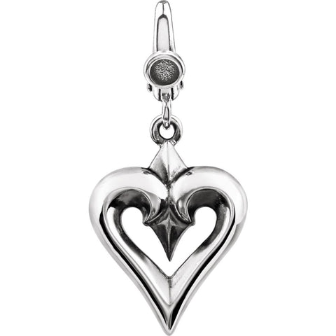 Sterling Silver Heart Charm Sterling Silver Heart Charm