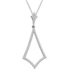 14k White Gold 1/4 ctw. Diamond 18-inch Necklace 14k White Gold 1/4 ctw. Diamond 18-inch Necklace