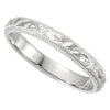 Platinum 3mm Hand-Engraved Band Size 7 Platinum 3mm Hand-Engraved Band Size 7