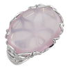 Floral Pattern Gemstone Ring in Sterling Silver ( Size 7 ) Floral Pattern Gemstone Ring in Sterling Silver ( Size 7 )