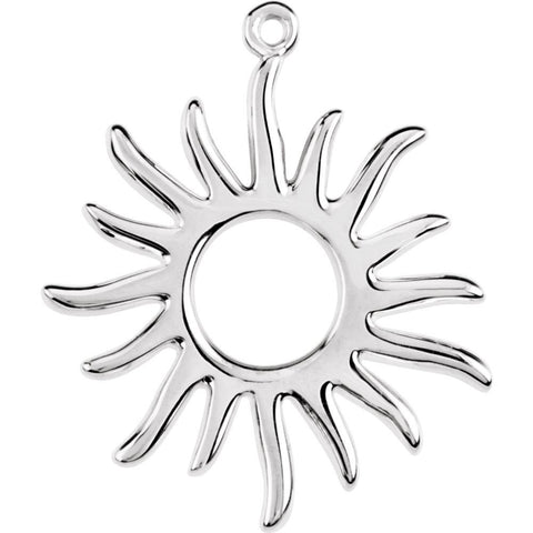 Sterling Silver Petite Sun Dangle Sterling Silver Petite Sun Dangle