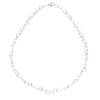 Sterling Silver 6mm Heart Link 16" Chain