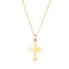 14k Yellow Gold Youth Cross Necklace 14k Yellow Gold Youth Cross Necklace