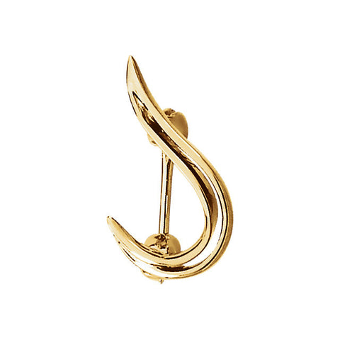 14k Yellow Gold Fashion Brooch 14k Yellow Gold Fashion Brooch