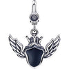 17.00x20.00 mm Shield and Wing Charm in Sterling Silver 17.00x20.00 mm Shield and Wing Charm in Sterling Silver