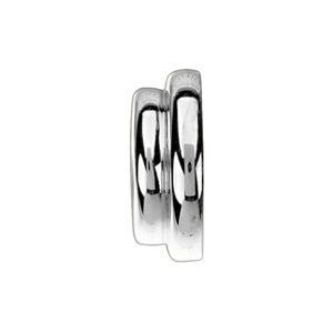 Sterling Silver 9mm Tapered Roundel Spacer Sterling Silver 9mm Tapered Roundel Spacer