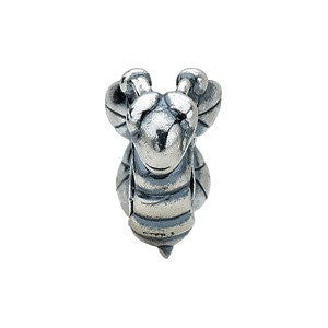 Sterling Silver 11.25x10.25mm Bee Bead Sterling Silver 11.25x10.25mm Bee Bead