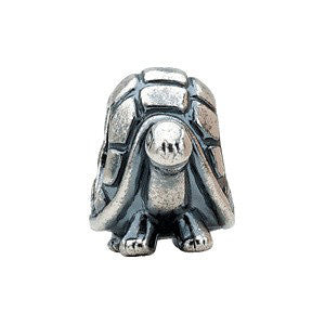 Sterling Silver 13.5x10mm Turtle Bead Sterling Silver 13.5x10mm Turtle Bead