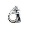 Sterling Silver 11.25x8.25mm Mouse with Cheese Bead Sterling Silver 11.25x8.25mm Mouse with Cheese Bead