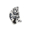 Sterling Silver 11.25x8.25mm Mouse with Cheese Bead Sterling Silver 11.25x8.25mm Mouse with Cheese Bead