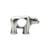 Sterling Silver 9.5x15mm Bear Slider Bead Sterling Silver 9.5x15mm Bear Slider Bead