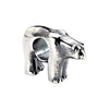 Sterling Silver 9.5x15mm Bear Slider Bead Sterling Silver 9.5x15mm Bear Slider Bead