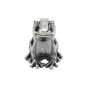 Sterling Silver 13x11mm Frog Bead Sterling Silver 13x11mm Frog Bead