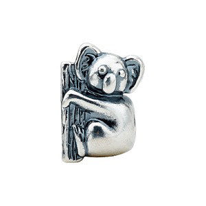 Sterling Silver Kera® Koala Bear Bead Sterling Silver Kera® Koala Bear Bead