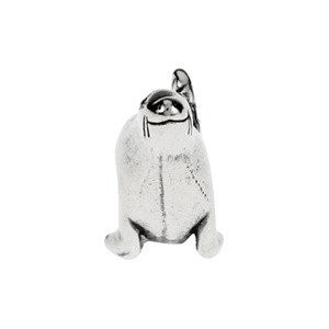 Sterling Silver 15.25x10mm Seal Bead Sterling Silver 15.25x10mm Seal Bead
