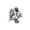 Sterling Silver 14.5x11.5mm Eagle Slider Bead Sterling Silver 14.5x11.5mm Eagle Slider Bead