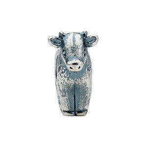 Sterling Silver Kera® Sterling Silver Cow Bead Sterling Silver Kera® Sterling Silver Cow Bead