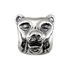 Sterling Silver 11.85X11.5mm Tiger Slider Bead Sterling Silver 11.85X11.5mm Tiger Slider Bead