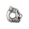Sterling Silver 11.85x11.5mm Tiger Slider Bead Sterling Silver 11.85x11.5mm Tiger Slider Bead