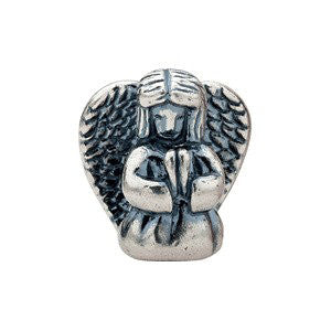 Sterling Silver 15.75x14.5mm Angel Slider Bead Sterling Silver 15.75x14.5mm Angel Slider Bead