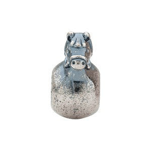 Sterling Silver 16.75x14.25mm Rocking Horse Slider Bead Sterling Silver 16.75x14.25mm Rocking Horse Slider Bead
