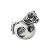 Sterling Silver 16.75x14.25mm Rocking Horse Slider Bead Sterling Silver 16.75x14.25mm Rocking Horse Slider Bead