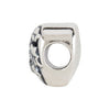 Sterling Silver 13.25x12mm Mistletoe Heart Bead Sterling Silver 13.25x12mm Mistletoe Heart Bead