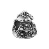 Sterling Silver 12.25mm Christmas Tree Bead Sterling Silver 12.25mm Christmas Tree Bead