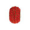 KERA Roundel Bead with Pave Red Crystals in Sterling Silver KERA Roundel Bead with Pave Red Crystals in Sterling Silver