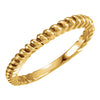 14K Yellow Gold 2mm Fancy Band (Size 6) 14K Yellow Gold 2mm Fancy Band (Size 6)