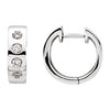 14K White Gold & Rhodium Plated 1/3 CTW Diamond Earrings 14K White Gold & Rhodium Plated 1/3 CTW Diamond Earrings