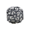 Sterling Silver 10.9mm Floral Round Bead Sterling Silver 10.9mm Floral Round Bead
