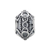 Sterling Silver 15.35X10.1mm Filigree Bead Sterling Silver 15.35X10.1mm Filigree Bead